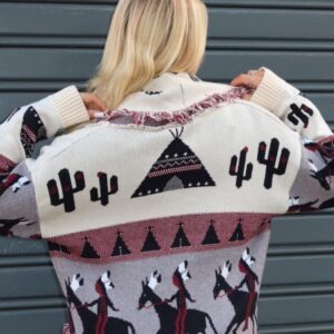 Cardigan a maglione con bottoni