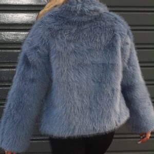 Pelliccia azzurra